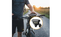 High Brightness LED Cycle Light with Alert Power Display Cycle Headlight Long Battery Life for Cyclists