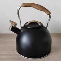 2.5L Stainless Steel Whistling Kettle, Blue, Modern Minimalist