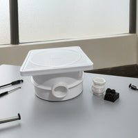 Pool Light Junction Box Waterproof Pool Junction Box White for Wet Areas