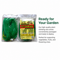 Verdant Garden Netting Mesh, 2.7m Square Trellis for Climbing Plants, Synthetic Polymer Support for Peas & Beans