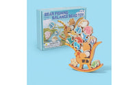 animal Figure Fishing Balance Bead Toy Hand-Eye Coordination Wooden animal Balancing Toy Fine Motor Skills Sea Animal Lacing Beads for Young Children