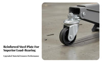 Universal Compatibility Heavy Duty Lifting Device Wheel Thickened Steel Plate Floor Lifting Device Caster Wheel Easy Installation