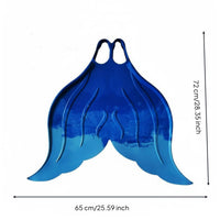 Training Monofin Rubber Fin Diving Use for Pool