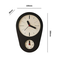 Wall Clock with Day Display Simple Design Home Decor for Living Room