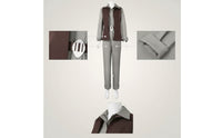 Complete Jumpsuit with Vest Allall-in-One Cosplay Costume Set Layered Jumpsuit with Belt Authentic for Cosplayers