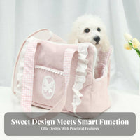 Soft-Sided Mesh pet transporter Lightweight Design Soft-Sided Shoulder Tote for animals