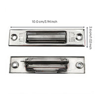 Sliding Pane Lock, Aluminum Alloy Security Latch, Universal Fit for Horizontal/Upright Panes, secureTheft, Quick Installation