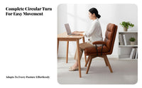 Swivel Armchair Ergonomic Design Upholstered Swivel Armchair Thickly Padded