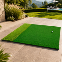 Golf Practice Mat, 150cm, Artificial Turf, 10mm Base, Home Practice, Shot Mat