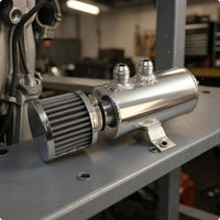 Aluminum Oil Catch Can Universal Oil-Compatible Catch Can Easy to Service Auto Accessory