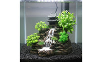 Aquatic Aquarium Waterfall Decoration Realistic Mountain Waterfall Rockery