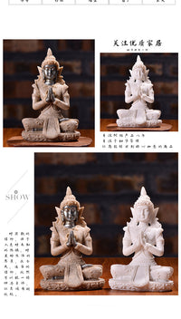 Resin Buddha Figurine for Home Decor