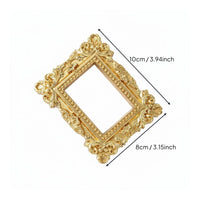 Vintage Gold Frame European Design Ornate Photo Frame for Desktop, Photographers