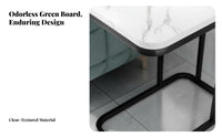 two-levellevel Square Accent Table Modern Design Nightstand adaptable for Small Spaces