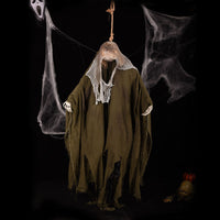 Hanging Specter with Lights and Sound | Halloween, Light-up, moving skeletal visage specter Hanging Decoration, for creepy manor