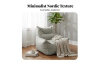 Highsupport lounge seat Nordic Design Ergonomic Foam Lounger Comfortable Non-Slip Base for Students, players, Balcony