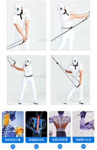Golf Swing Trainer Resistance Band for Strength and Stability