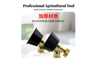 Solid Copper Construction High Pressure Spray Nozzle Fine Atomization Agricultural Misting Nozzle Windproof for Agriculture
