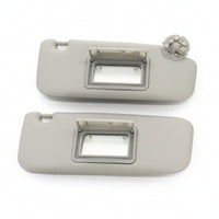 Grey Car Visor Replacement OEM-Style Sun Visor with Mirror OE Standard Auto Parts Easy Installation for Commuters