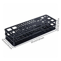 Multi-Slot Design Model Building Tool Stand Easy Reach Model Tool Rack Space-Saving Tweezer and Plier Stand Desktop Organizer for Hobbyists, Workbench