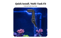 Power Circular Motion Nozzle Simulates Current Automatic Rotating Water Circulator Nozzle Submersible 360-Degree Design Degree Rotating Water Outlet
