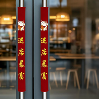Door Handle Cover, protective collision Silicone Protector, protective collision electric, protective collision scald, Decorative Handle Sleeve for Glass Doors, Easy Installation, protection for Homes and Offices