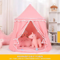 Kids Indoor Play Tent, Princess Castle Game House, Foldable