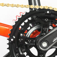 48/38/28T Gearing 48T Aluminum Crankset Irregular Tooth Design 170mm Crank Arm Set for Cyclists