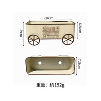 Japanese Style Retro Iron Flower Pot for Outdoor Garden and Balcony Decoration