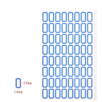 50 Sheets Tag Sticker Adhesion Classification Label Sticker Matte Surface Name Label for Retail, Storage