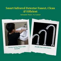 Sturdy Brass Touchless Infrared Bathroom Faucet