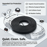 Car Door Seal Strip, Universal Rubber Seal Strip, EPDM Rubber Seal Strip, Automotive Door Seal Strip - New B-Type