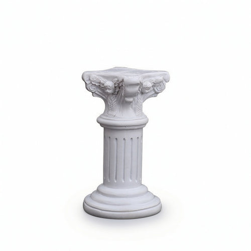 Roman Column Pedestal Fluted Display Stand Miniature for Home Decor, Collectors
