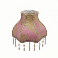 Lamp Shade with Tassel Beaded Lampshade with Tassels Romantic for Bedside Table