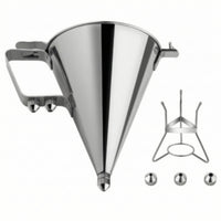 Rust Resistant Pastry Tool Batter Dispenser with Stand Stainless Steel Batter Dispenser for Kitchen