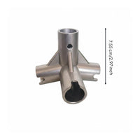 Tube Connector Universal Aluminum Alloy Net Frame Connector Pickleball Net Replacement Joint for Hobbyists, Backyard, Driveway