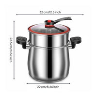 soup pot Multipurpose Uniform Heating Multifunctional Cooking Pot for Home Cooks, Kitchen