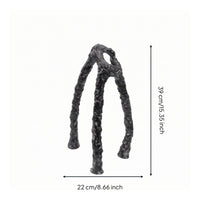 Abstract Knot Sculpture Textured Tabletop Sculpture Elegant for Office, Entryway