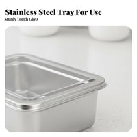 Rectangular Pan with Clear Lid Easy to Clean Bakeware Freezer Safe for Parties