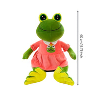 Stuffed Frog Doll Soft Material Frog Stuffed Doll Plaything Cute Collectible