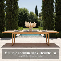 3 Pieces 3-Piece Woven Conversation Set Minimalist Design Outdoor Furniture Weather-Resistant for Cafe Owners, Apartment Dwellers, Patio, Garden, Deck
