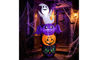 Inflatable Halloween Inflatable Lighted Inflatable Pumpkin Spooky Yard Decoration Glowing for Homeowners