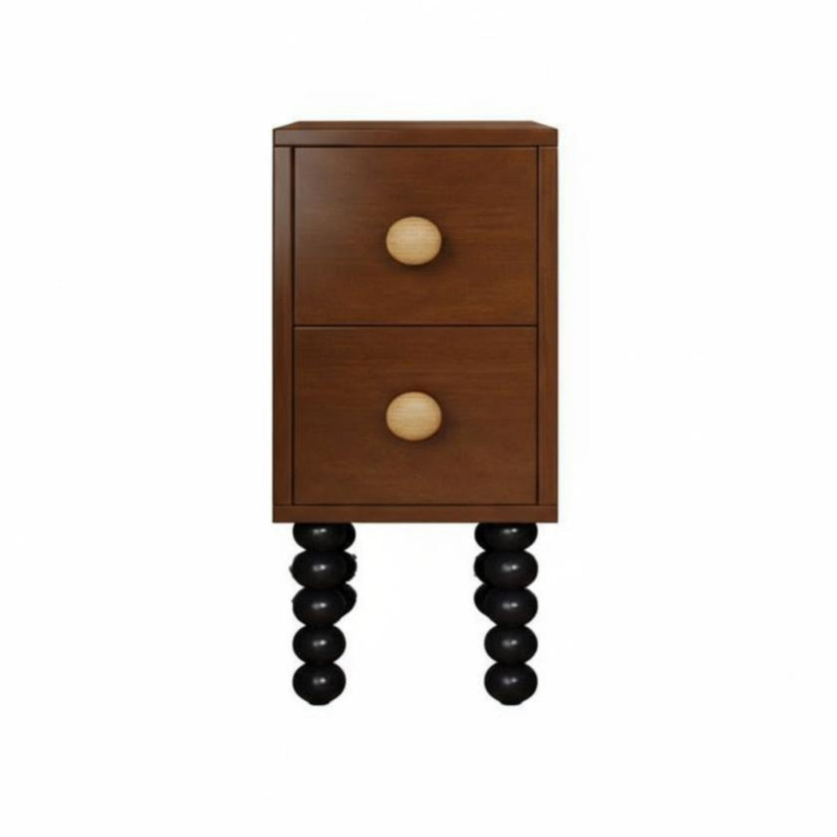 Narrow Nightstand Space-Saving Bedroom Furniture Slim Design for Living Room