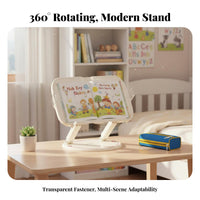 Adjustable Desktop Bookstand Foldable Adjustable Book Easel Multi-Functional