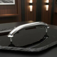 Stainless Steel Grab Bar Polished Finish Vehicle Hardware Heavy Duty for Seniors