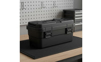 Multi-Compartment Multifunctional Storage Box Large Capacity Layered Tool Organizer Stackable Design for Repairmen, Camping, Outdoor, Garage