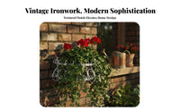 Semicircle Wall Basket Decorative Plant Holder Easy Installation for Gift Givers