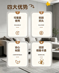 新款宠物喂药器卡通软硅胶猫咪狗狗辅助固体液体喂食神器宠物批发