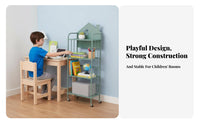 3-Tier Rolling Organizer Mobile Design Rolling Organizer Trolley With casters Easy Assembly for Children, Homeowners, Kitchen