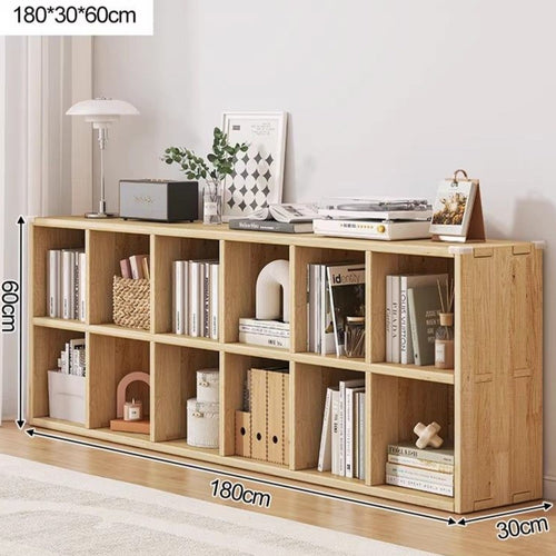Configurable Cube Organizer Shelf Storage Unit Sturdy Framework Wooden Construction Versatile Use Suitable for Book Lovers Homeowners Study Room Kindergarten